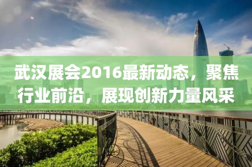 武汉展会2016最新动态，聚焦行业前沿，展现创新力量风采