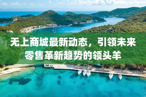无上商城最新动态，引领未来零售革新趋势的领头羊