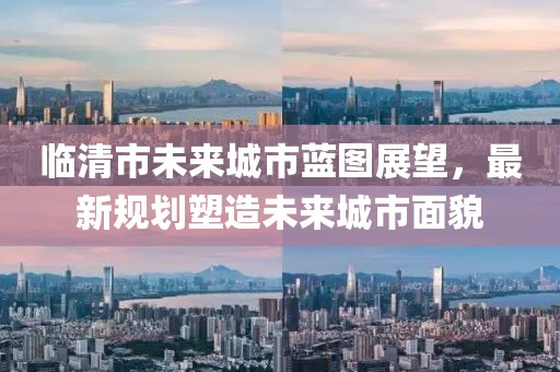 临清市未来城市蓝图展望，最新规划塑造未来城市面貌