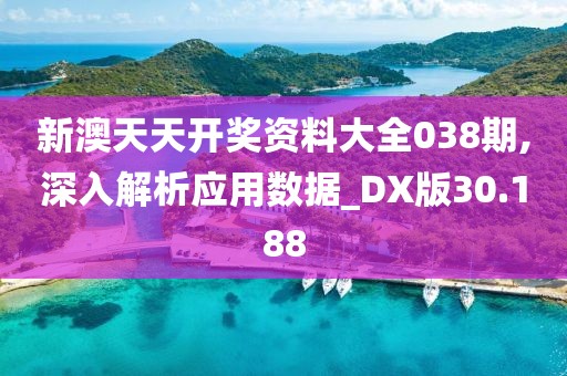 新澳天天开奖资料大全038期,深入解析应用数据_DX版30.188
