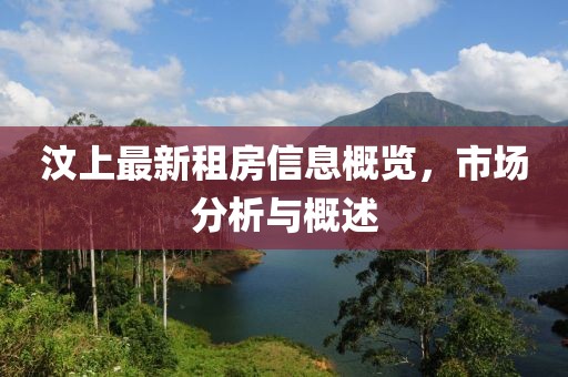 汶上最新租房信息概览，市场分析与概述