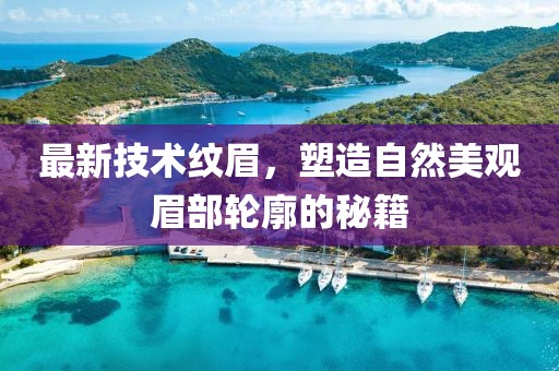 最新技术纹眉，塑造自然美观眉部轮廓的秘籍