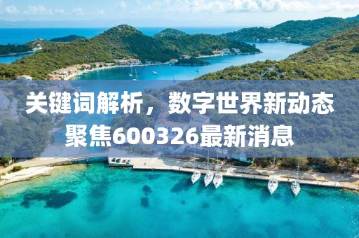 关键词解析，数字世界新动态聚焦600326最新消息