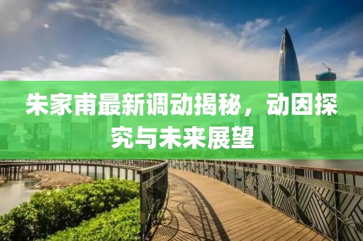 朱家甫最新调动揭秘，动因探究与未来展望