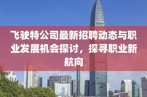 飞驶特公司最新招聘动态与职业发展机会探讨，探寻职业新航向