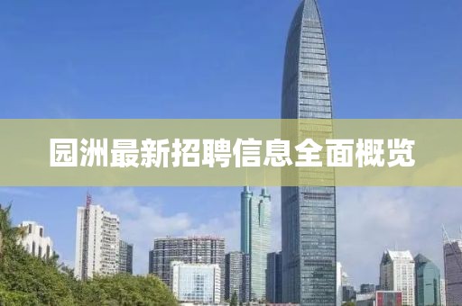 园洲最新招聘信息全面概览
