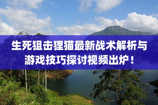 生死狙击狸猫最新战术解析与游戏技巧探讨视频出炉！