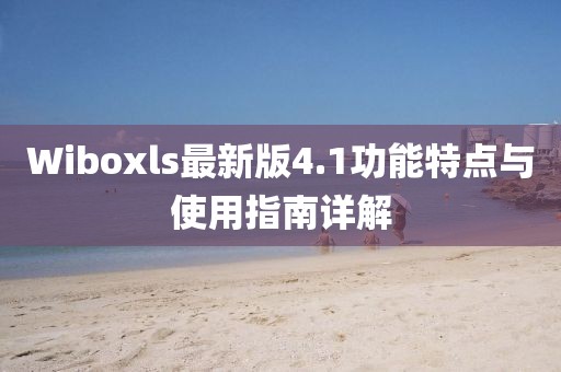 Wiboxls最新版4.1功能特点与使用指南详解