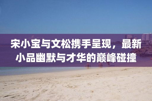 宋小宝与文松携手呈现，最新小品幽默与才华的巅峰碰撞