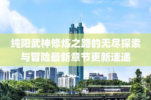 纯阳武神修炼之路的无尽探索与冒险最新章节更新速递