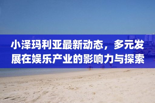 小泽玛利亚最新动态，多元发展在娱乐产业的影响力与探索