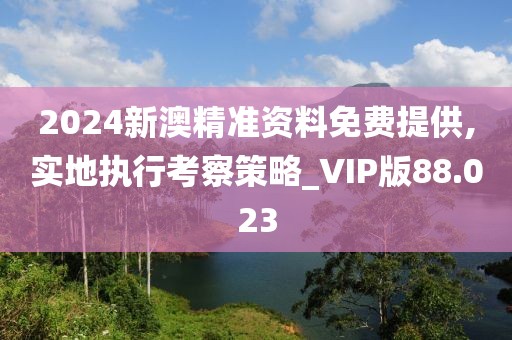 2024新澳精准资料免费提供,实地执行考察策略_VIP版88.023