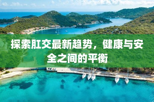 探索肛交最新趋势，健康与安全之间的平衡