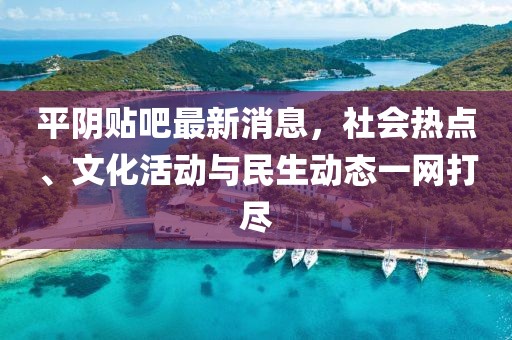 平阴贴吧最新消息，社会热点、文化活动与民生动态一网打尽
