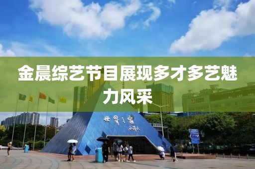 金晨综艺节目展现多才多艺魅力风采