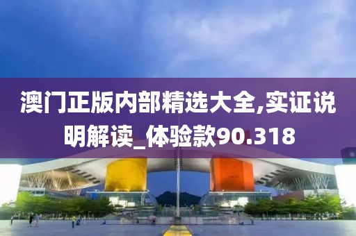 澳门正版内部精选大全,实证说明解读_体验款90.318