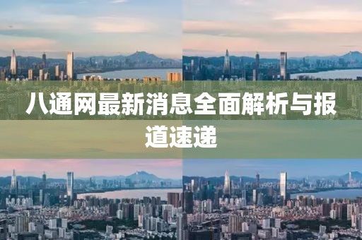 八通网最新消息全面解析与报道速递