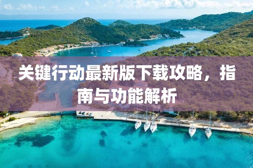 关键行动最新版下载攻略，指南与功能解析