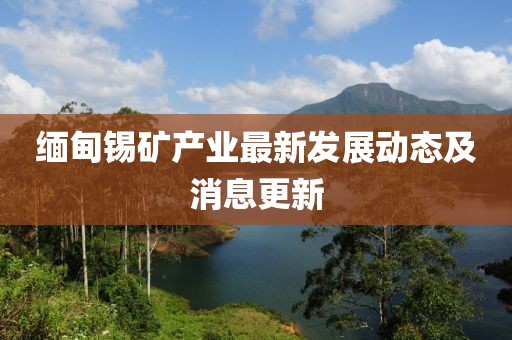 缅甸锡矿产业最新发展动态及消息更新