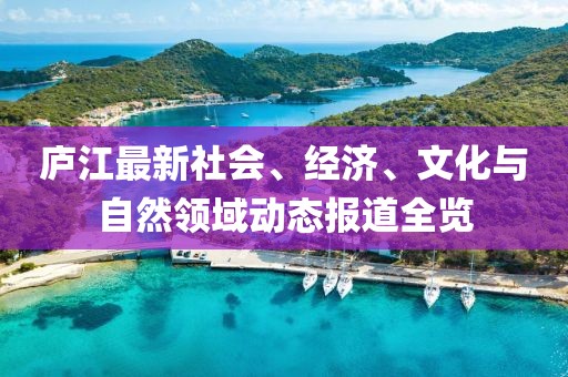 庐江最新社会、经济、文化与自然领域动态报道全览