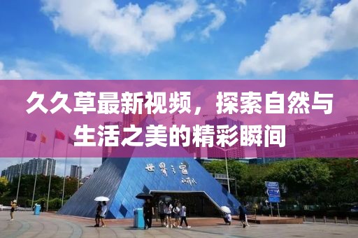 久久草最新视频，探索自然与生活之美的精彩瞬间