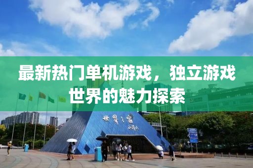 最新热门单机游戏，独立游戏世界的魅力探索
