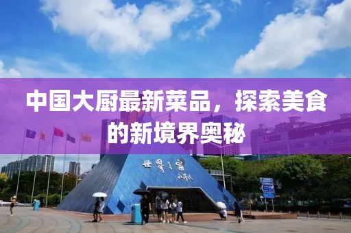 中国大厨最新菜品，探索美食的新境界奥秘