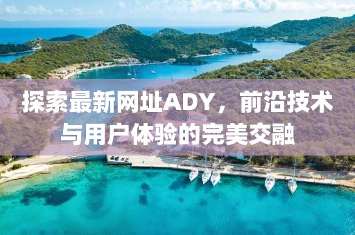 探索最新网址ADY，前沿技术与用户体验的完美交融