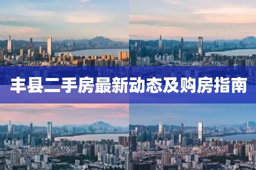 丰县二手房最新动态及购房指南