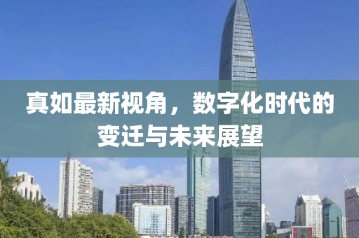 真如最新视角，数字化时代的变迁与未来展望