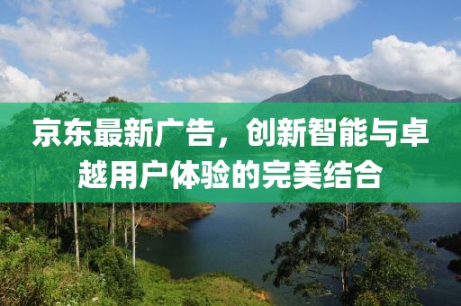 京东最新广告，创新智能与卓越用户体验的完美结合