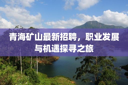 青海矿山最新招聘，职业发展与机遇探寻之旅