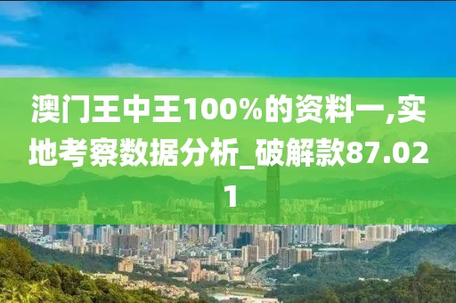 澳门王中王100%的资料一,实地考察数据分析_破解款87.021