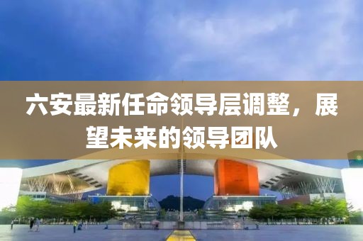 六安最新任命领导层调整，展望未来的领导团队
