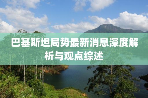巴基斯坦局势最新消息深度解析与观点综述