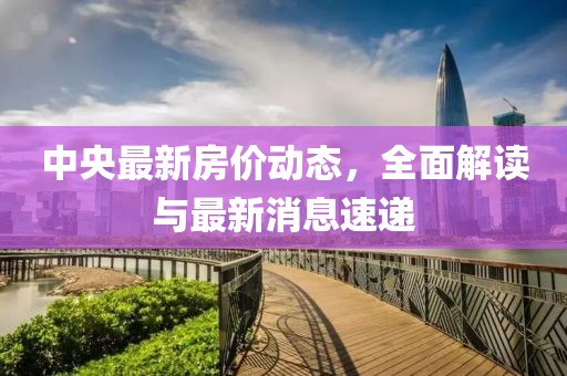 中央最新房价动态，全面解读与最新消息速递