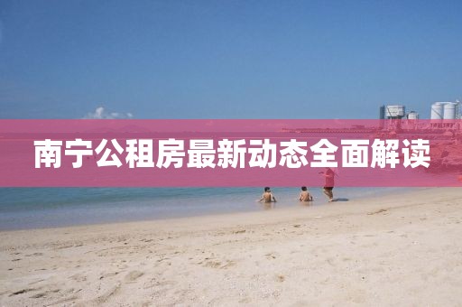 南宁公租房最新动态全面解读