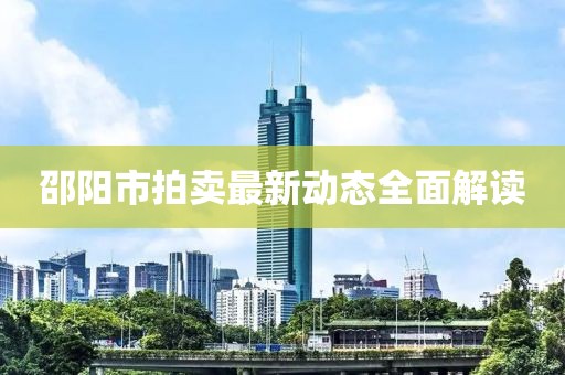 邵阳市拍卖最新动态全面解读
