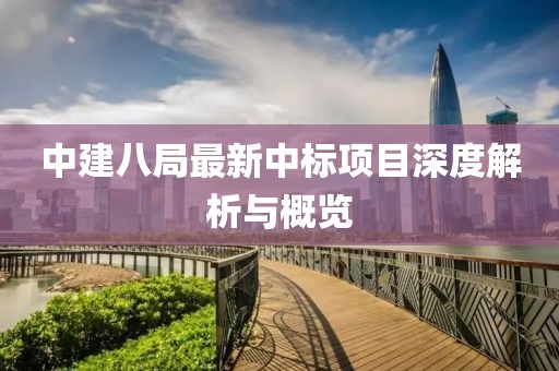 中建八局最新中标项目深度解析与概览