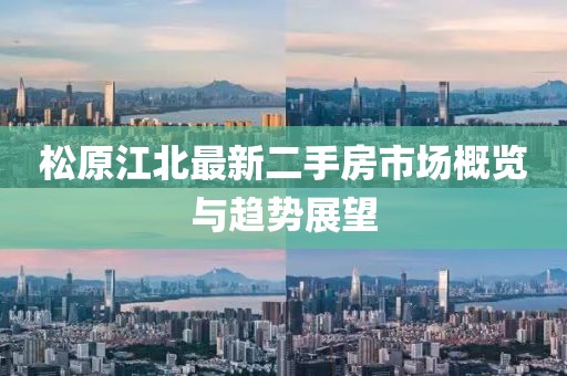 松原江北最新二手房市场概览与趋势展望