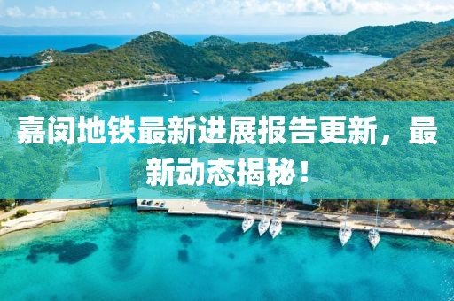 嘉闵地铁最新进展报告更新，最新动态揭秘！