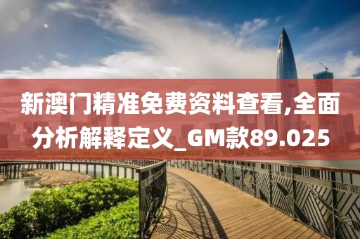 新澳门精准免费资料查看,全面分析解释定义_GM款89.025