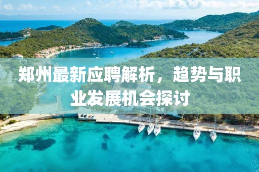 郑州最新应聘解析，趋势与职业发展机会探讨