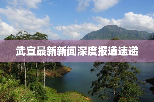 武宣最新新闻深度报道速递