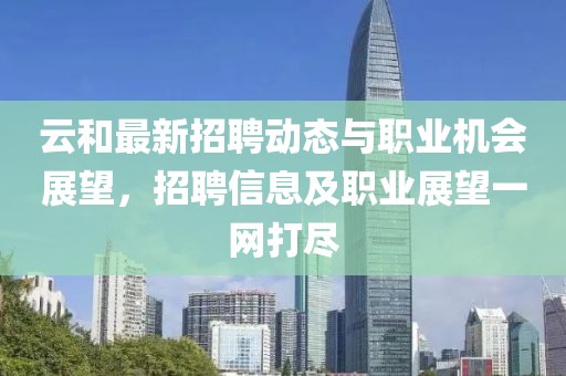 云和最新招聘动态与职业机会展望，招聘信息及职业展望一网打尽