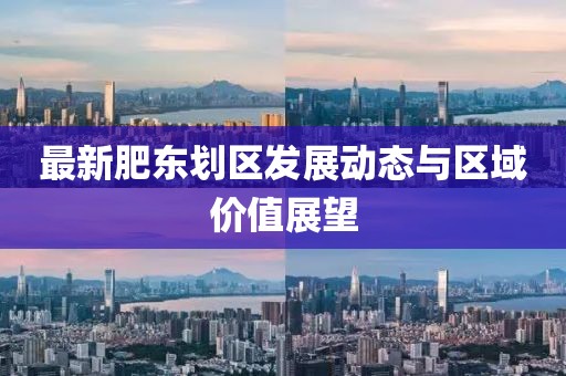 最新肥东划区发展动态与区域价值展望
