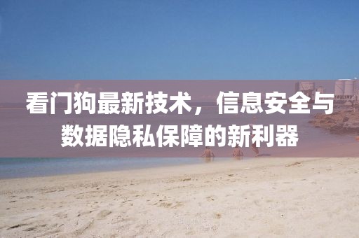 看门狗最新技术，信息安全与数据隐私保障的新利器