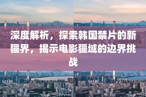 深度解析，探索韩国禁片的新疆界，揭示电影疆域的边界挑战