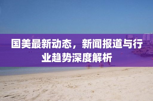 国美最新动态，新闻报道与行业趋势深度解析
