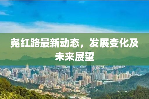 尧红路最新动态，发展变化及未来展望